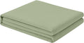 Sábana plana individual FreshCulture Twin XL - Calidad hotelera - Superficie de microfibra cepillada - Ultrasuave y transpirable - Sin arrugas - Fácil cuidado - Sábana plana individual (Twin XL, verde salvia)