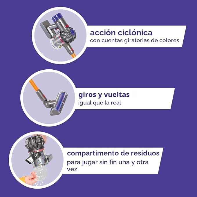 Casdon – Little Helper Dyson - Aspirador sin cable