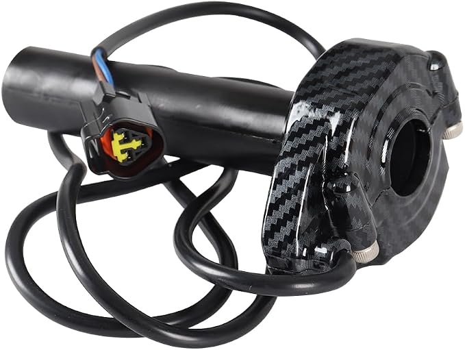 Surron Kit de Acelerador Imitación Fibra de Carbono con Cable – Quick Twister para Dirt Bike Eléctrica Sur-Ron Light Bee, X, X160, X260