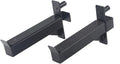 ZUKAM 2.36inch Barbell Safety Catches Squat Rack Safety Arm Spotter Fit for 2.36x2.36 Power Rack Cage with 1" or 5/8" Hole