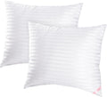 Rellenos para cojines decorativos EIUE, lavables a máquina, relleno de fibra de poliéster de primera calidad para sofá cama y cojines decorativos (blanco, 20x20 pulgadas)