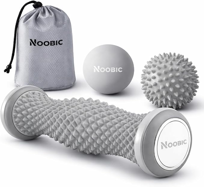 Kit de masaje con rodillo para aliviar la fascitis plantar