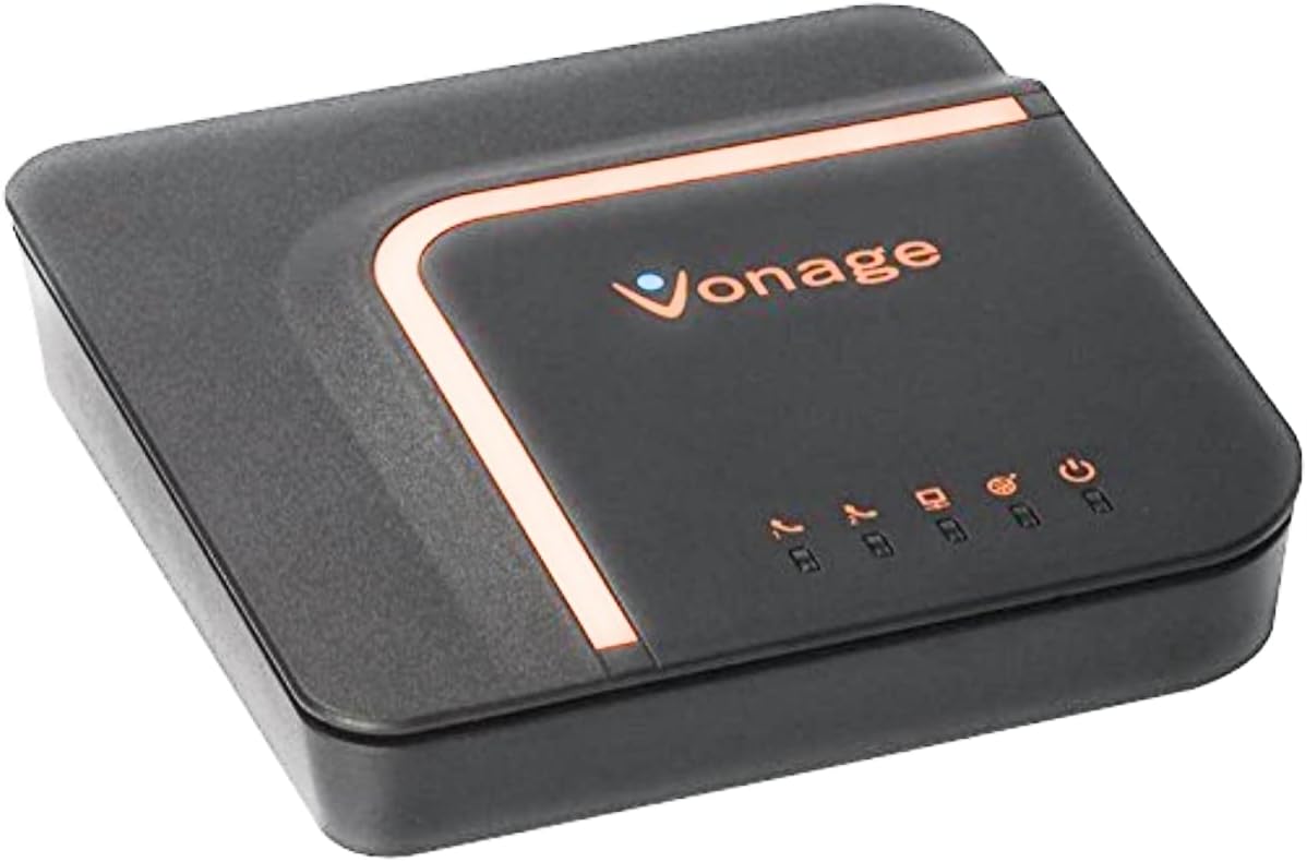 Adaptador de Servicio Telefónico Digital Vonage VDV23-VD – VoIP para Línea Fija por Internet
