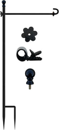 Soporte para Bandera de Jardín LCCBRO 12x18" – Heavy Duty, Para Patio y Jardín Exterior | 1 Unidad