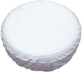 Funda blanca para rueda de repuesto, cubierta de rueda de PVC, impermeable y a prueba de polvo, ajuste universal para Jeep, remolque, autocaravana, SUV y caravana (15 pulgadas)