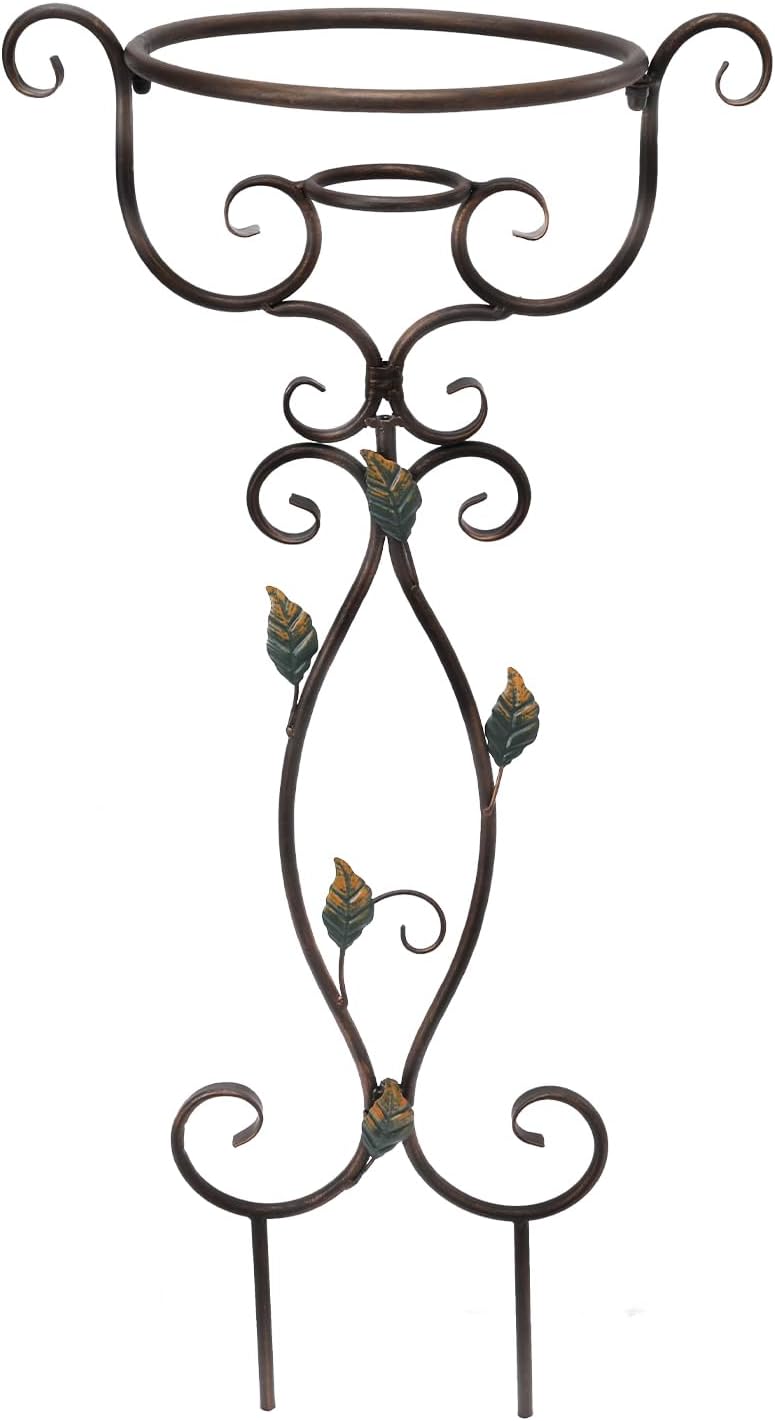Soporte para Bola de Jardín VCUTEKA | Metal 30" para Esferas de 8-10 Pulgadas