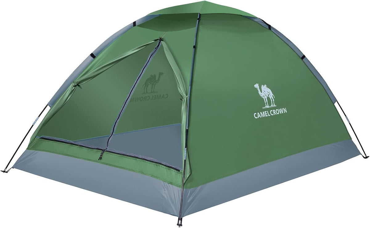 Tienda de campaña tipo domo CAMEL CROWN para 2/3/4/5 personas, impermeable, espaciosa, ligera y portátil para acampar y excursionismo