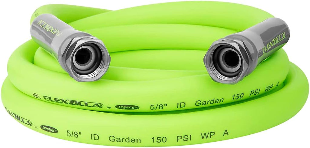 Manguera de entrada para jardín Flexzilla, 5/8" x 10', conexiones hembra a hembra (3/4" - 11 1/2 GHT)