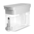 Dispensador de agua con filtro Culligan de 32 tazas con tecnología ZeroWater: incluye un filtro de agua avanzado de 5 etapas, certificado para reducir el plomo, los PFAS totales (sustancias químicas persistentes), el mercurio, el flúor y el cloro.