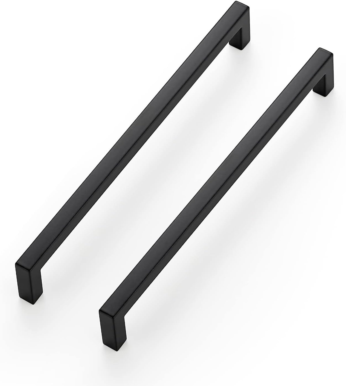 Ravinte Paquete de 30 Tiradores de cajón de barra cuadrada delgada de 7-1/2 pulgadas de centro a centro Tiradores de cajón negros Herrajes para gabinetes de cocina Tiradores de gabinetes de cocina en negro mate
