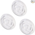 Cuencos de melamina para gatos de alimentación lenta – Paquete de 3 platos de comida para gatos, 6.3 pulgadas de ancho de apertura apta para batidores, platos de laberinto para alimentos secos