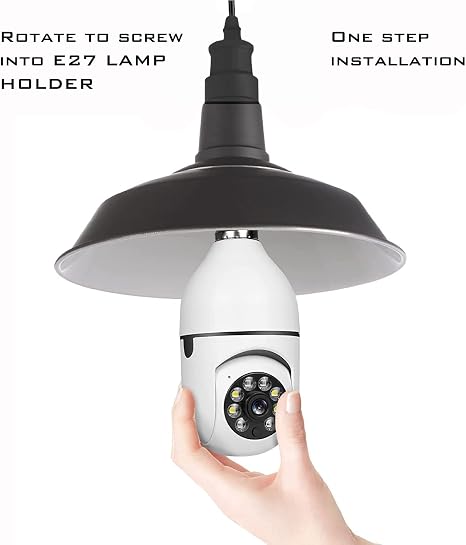 Cámaras de Seguridad en Foco Inalámbricas — Pack de 4, 4MP 360° PTZ, WiFi 5G/2.4GHz, Visión Nocturna a Color, Detección IA