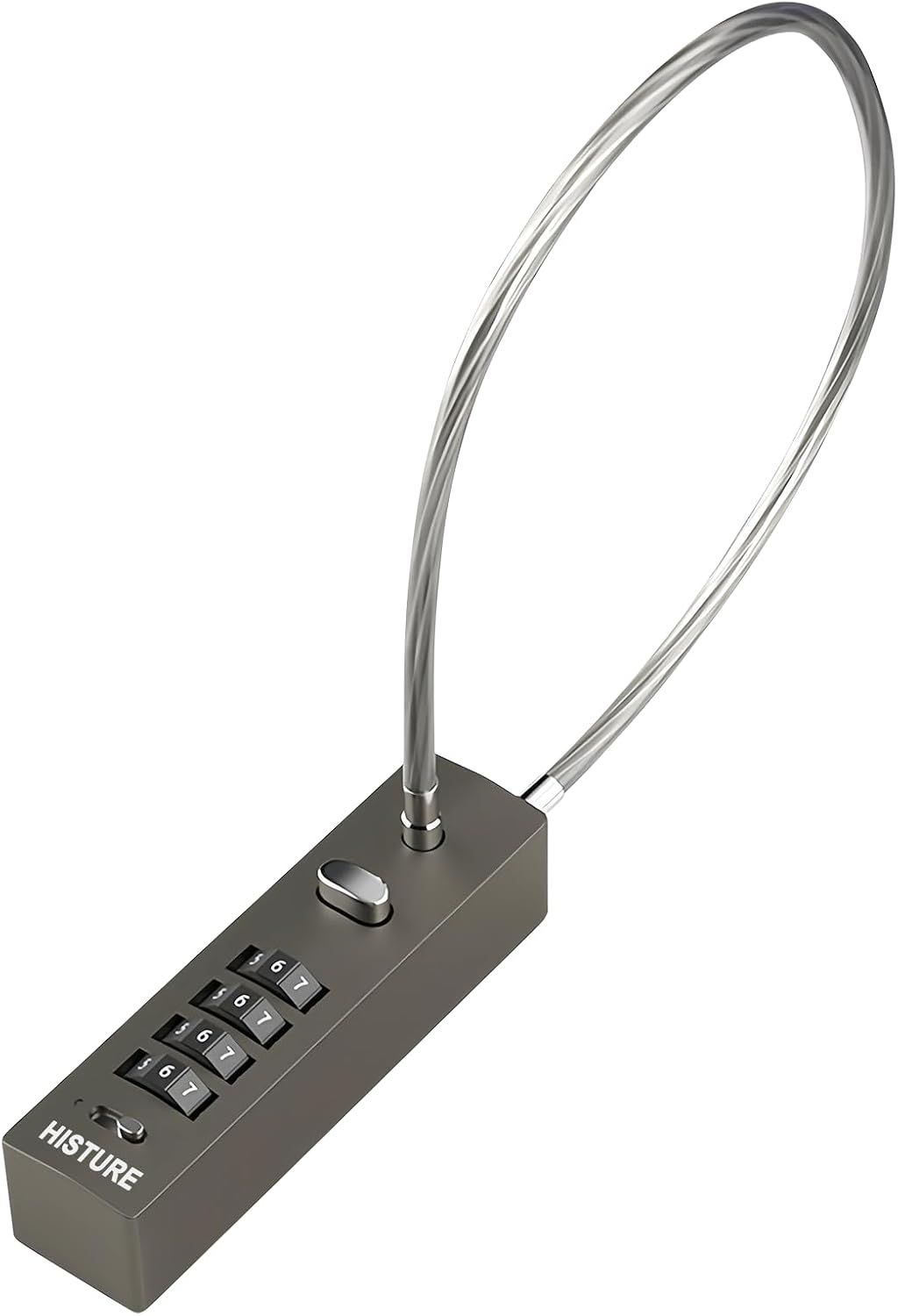 Cerradura de seguridad para puertas y vallas exteriores: para bicicletas, cadenas de cable y candados de combinación.