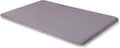 Alfombrilla impermeable para jaula de perro, cama refrescante para perros medianos y grandes, con espuma de alta resiliencia, fácil de limpiar y enjuagar, antideslizante, 89 cm, color gris grafito. 
