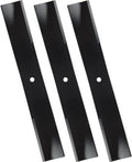 Cuchilla para cortacésped Jowlawn 27-0990 compatible con la plataforma de corte Z Master TimeCutter ZX de 52", cuchillas de alto rendimiento para 56-2390 92-7961 106-0626, 18" de largo, orificio de 1/2", paquete de 3