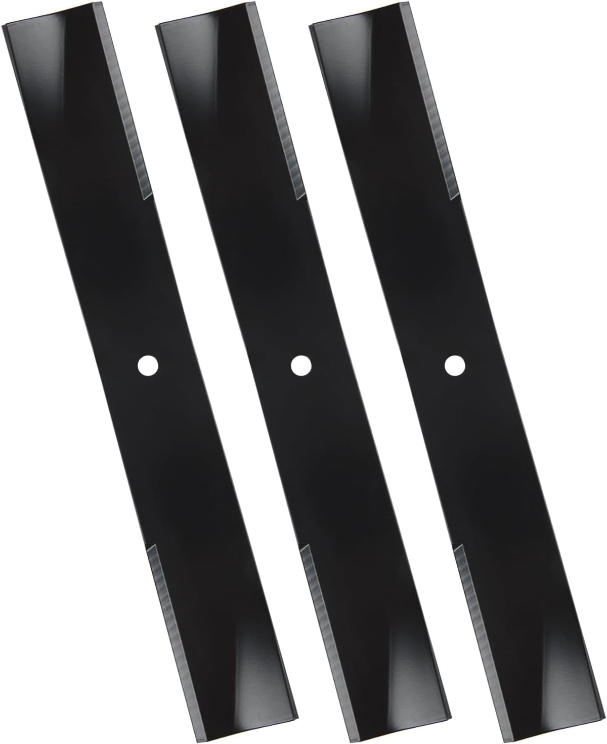 Cuchilla para cortacésped Jowlawn 27-0990 compatible con la plataforma de corte Z Master TimeCutter ZX de 52", cuchillas de alto rendimiento para 56-2390 92-7961 106-0626, 18" de largo, orificio de 1/2", paquete de 3