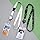 Paquete 4 Cordones Retráctiles para Crucero con Porta-ID Impermeable