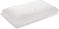CSDLF Almohadas de Espuma Viscoelastica | para Dormir de Lado y Boca Arriba, Alivio de Dolor de Cuello | Funda Lavable Removible, Suave, Blanco (Estandar)