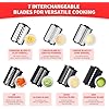 Electric Cheese Grater,7 In 1 Electric Cheese Grater for Block Cheese,250w Electric Slicer Shredder, Automatic Electric Grater,Cheese Graters Machine For Cheeses, Fruits, Vegetables