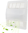 85315000 Cubierta de ventilador extractor de baño con rejilla de ventilación y lente compatible con Broan-Nutone