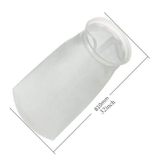 Bolsas Calcetín de Filtro 7" x 32" 5 Micras — Paquete de 3 Unidades para Acuario, Agua y Uso Industrial