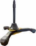Soporte portátil para clarinete FHXHJJUS, trípode plegable, soporte para flauta, soporte desmontable para oboe, base metálica para instrumentos de viento-madera con bolsa de transporte.