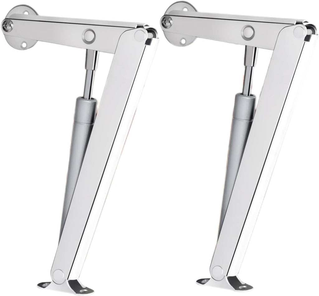 Bisagras de soporte de tapa de cierre suave de alta resistencia de 200 N-60 lbs para cajas de madera, bisagras grandes y largas para cajas de madera, amortiguadores neumáticos de gas de descenso lento para tapas pesadas.