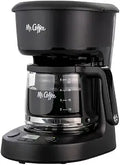 Cafetera Mr. Coffee Mini Brew 5 Tazas – Compacta, Rápida y Fácil de Usar | Negro