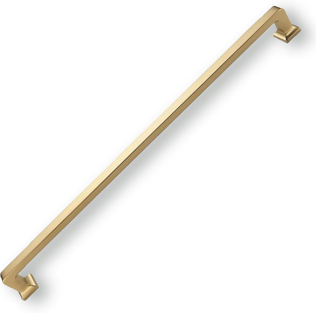 Khtumeware - Tiradores de gabinete de 12 pulgadas en bronce champán, estilo moderno