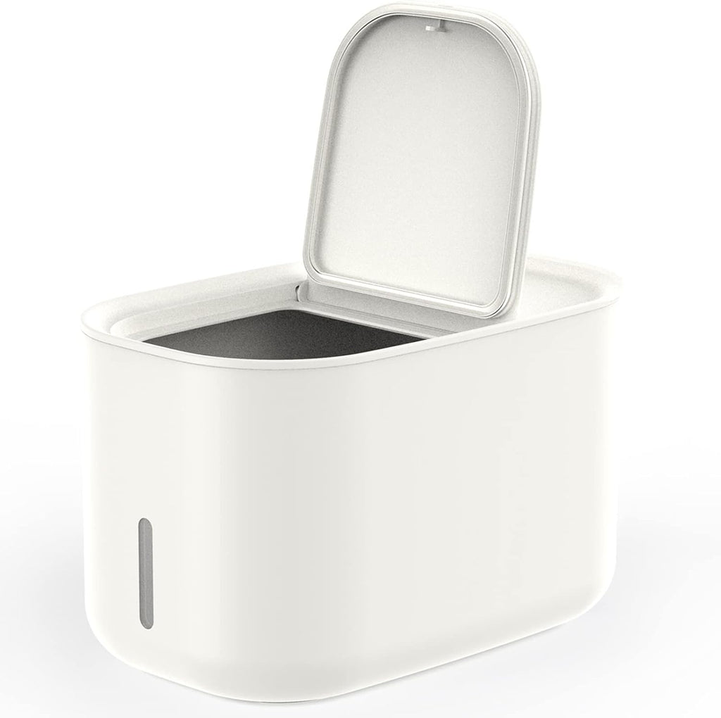 Zuutii Rice Storage Container,Food Container, Dry Food Storage,7.2lbs Pet Food Dispenser, 6.9Qt/11lbs Large Storage Bin with Lid,Silicone Ring & Moisture Proof,for Grain Cereal Soybean Corn,Begie