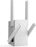 Extensor de señal WiFi, amplificador WiFi de doble banda de 5,8 GHz y 2,4 GHz que cubre hasta 10200 pies cuadrados y 45 dispositivos, 123456