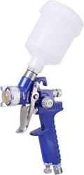 Mini pistola pulverizadora, pistola de aire comprimido de 125 cc con depósito para pintura, boquilla de 0,8 mm/1,0 mm para piezas de automóviles, muebles, vallas, herramienta ideal