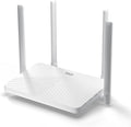 Router WiFi DBIT AC1200 de doble banda MU-MIMO de 2,4 GHz + 5 GHz con 4 puertos Gigabit Ethernet, 4 antenas de 5 dBi, modo puente y repetidor, EasyMesh y red de invitados (T18-21K)