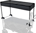 Universal Canopy for Foldable Wagon Attachment, Awning Shade Cover Folding Trolley Cart Accessories Canopy Replacement Waterproof Removable Portable Suitable for Different Sizes