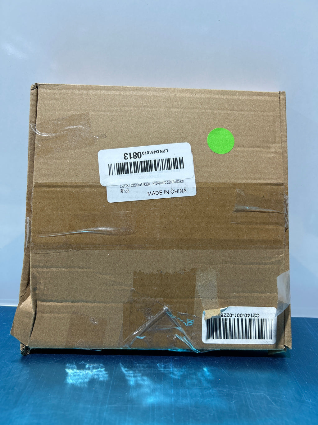15 hojas de sierra oscilantes de titanio para corte de metal, hojas multiherramienta universales para clavos de metal blando, materiales duros y madera y plástico, kits de hojas multiherramienta compatibles con Dewalt, Bosch, Milwaukee y Ryobi. 