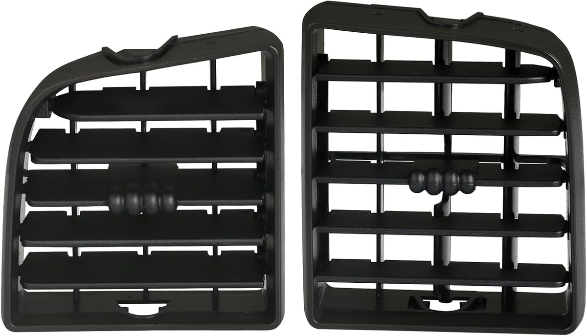 2 rejillas de ventilación para conducto de aire del tablero, compatibles con Chevrolet Chevy Avalanche Silverado Tahoe Suburban 1999-2006 / GMC Sierra Yukon / Cadillac Escalade. Reemplaza las piezas 10368830 y 15784732.