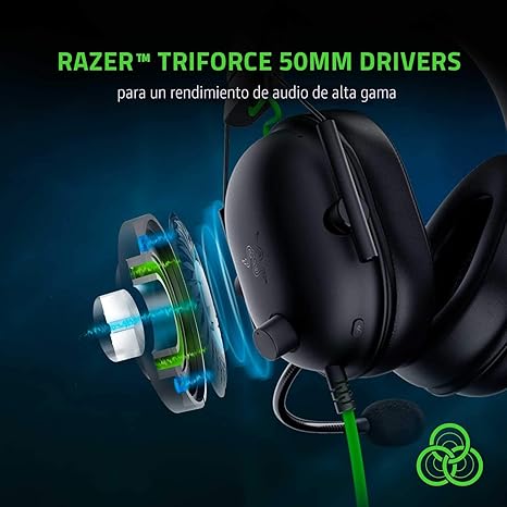 Razer BlackShark V2 X – Auriculares Gaming con Sonido 7.1 y Micrófono HyperClear