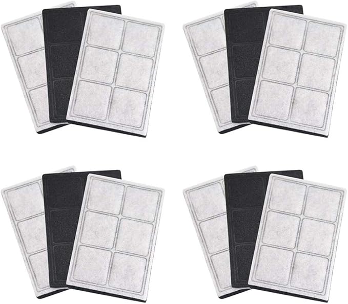 Filtros para fuente de agua compatibles con Drinkwell Platium Pet Dog Cat Fountain Filtros de carbón de primera calidad