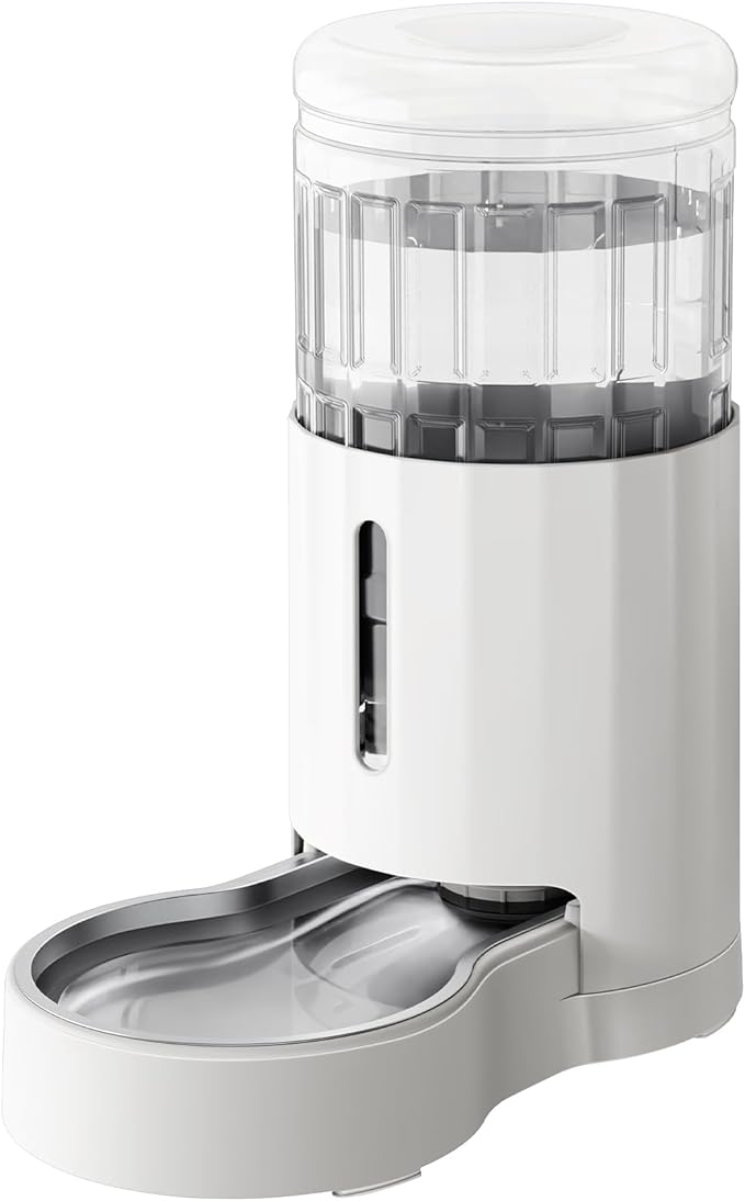 Dispensador de Agua por Gravedad 7L para Perros y Gatos con Tazón de Acero Inoxidable | Lulada