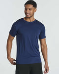 47) Real Essentials 5 Pack: Camisetas de manga corta para hombre con ajuste Dry Fit – Camisetas atléticas para el gimnasio, de secado rápido y transpirables para el entrenamiento y uso casual
