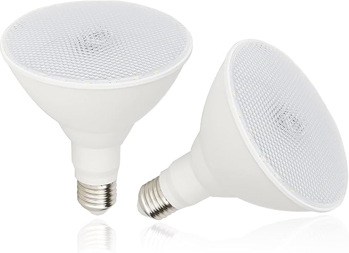 Bombillas LED PAR38 E26 con Sensor de Movimiento Radar | 15W=100W | 5000K | Paquete de 2