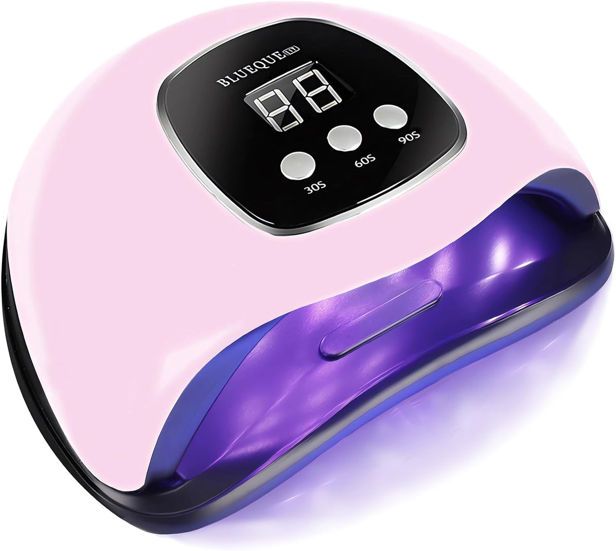 Lámpara UV BIGBEAR para uñas, lámpara LED UV de 48 W para esmalte en gel, secador de uñas rápido con sensor automático, 3 ajustes de temporizador, pequeña y portátil, lámpara LED para uñas de manos y pies.