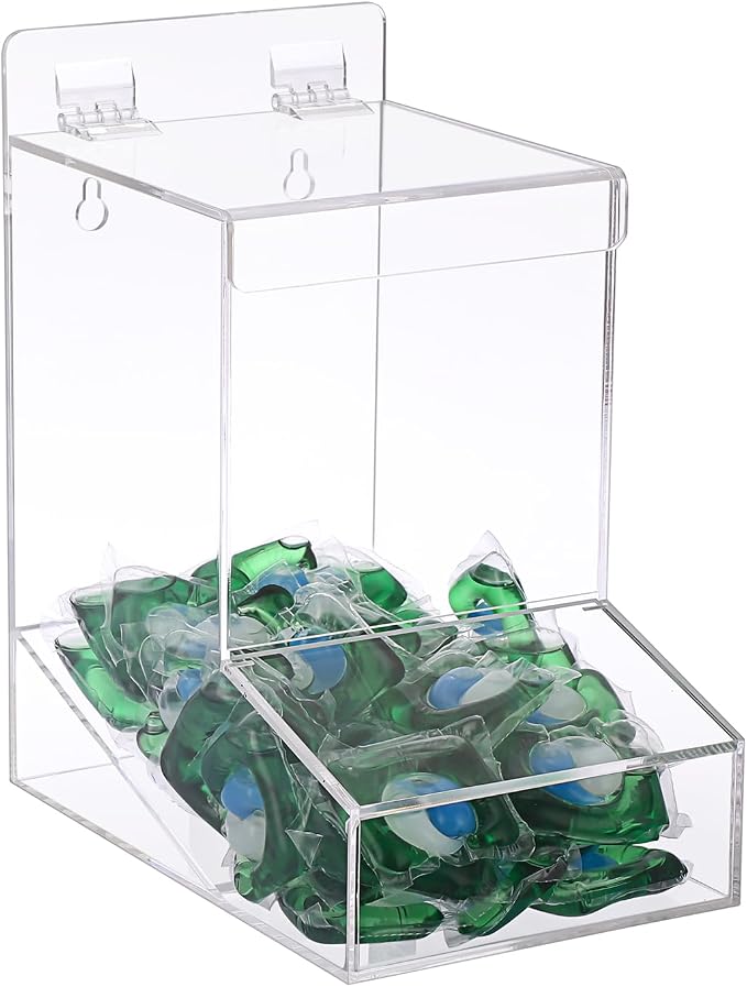 Dispensador acrílico Sumnacon, contenedor de almacenamiento de dulces, cubrezapatos, redecillas para el cabello de golf