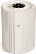 VOOPNU Air Purifiers For Bedroom And Home With Air Quality Display 1095 Sq. Ft True H13 HEPA Pet Air Purifier For Dorm Room With 360° Air Intake & Outlet For Bedroom Office, DH-JHD07(Beige)