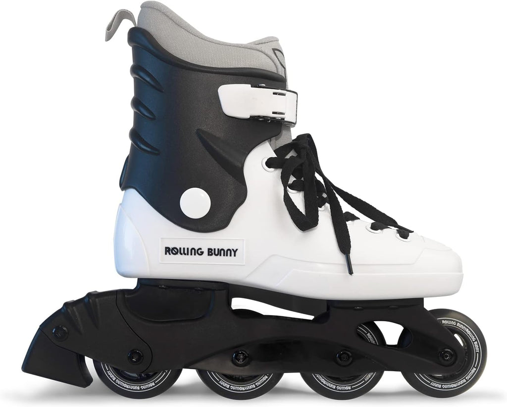 TALLA#8 (L)-Patines en línea para mujeres y niñas, patines en línea para adultos para exteriores e interiores, con carcasa exterior duradera y soporte de tobillo, rodamientos ABEC-7, sólidos