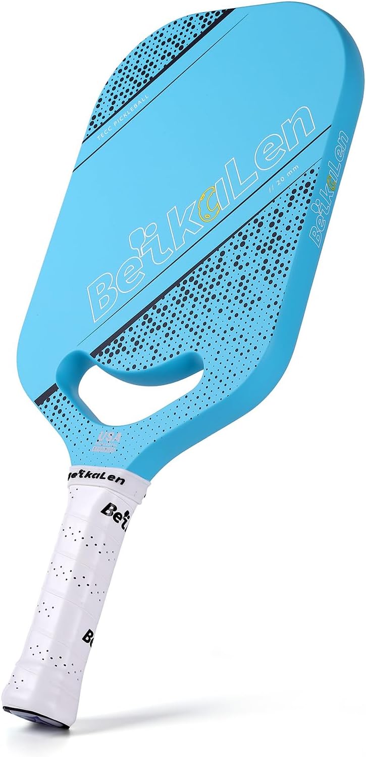 Paleta de Pickleball BeikaLen T700 Fibra de Carbono – Núcleo Honeycomb 20mm, Aprobada USAPA