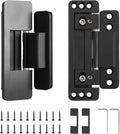 Bisagras de Puerta Oculta HBL' Paquete de 4 Bisagras Ultra Finas Ajustables Concealed para Puertas Secretas Despensas y Armarios Diseño Invisible Peso Pesado
