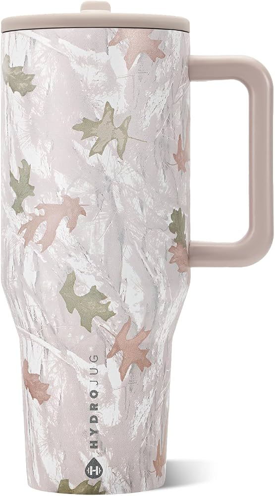 HydroJug Traveler - Botella de agua aislada con asa, 32 onzas, camuflaje