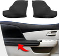 Funda para Reposabrazos de Puerta KBH – Honda Odyssey 2011-2017, Vinilo y Cuero, Antiarañazos, Negro, 1 Par