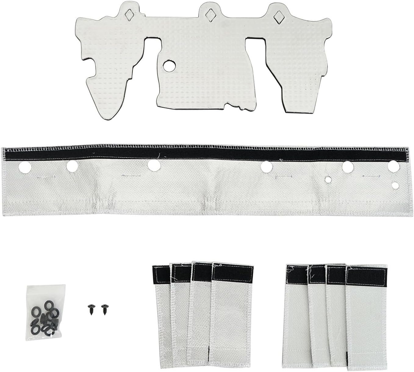 Kit de cubierta de inyector y riel de combustible Hooke Road compatible con Jeep Wrangler TJ 4.0L (97-04) 